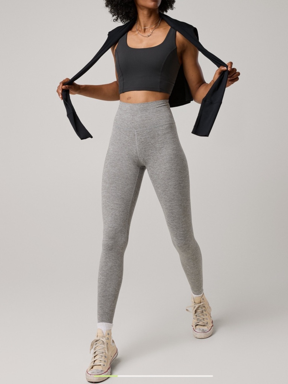 Aerie High-Rise Heather Gray “Hugger” Leggings Size XS